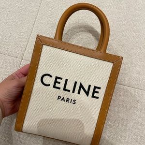MINI VERTICAL CABAS CELINE IN TEXTILE